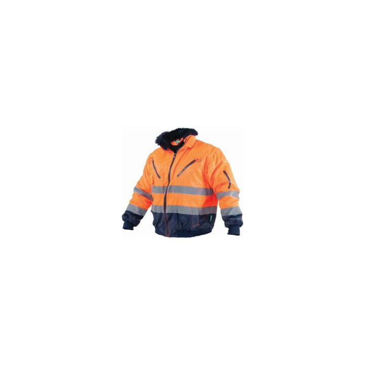Kurtka ostrzegawcza ocieplana PILOT HI-VIS Stalco S-44089
