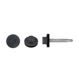 Wkręt farmerski ø4,8 × 20 mm RAL 7024 Stalco FD - 4,8X20 7024