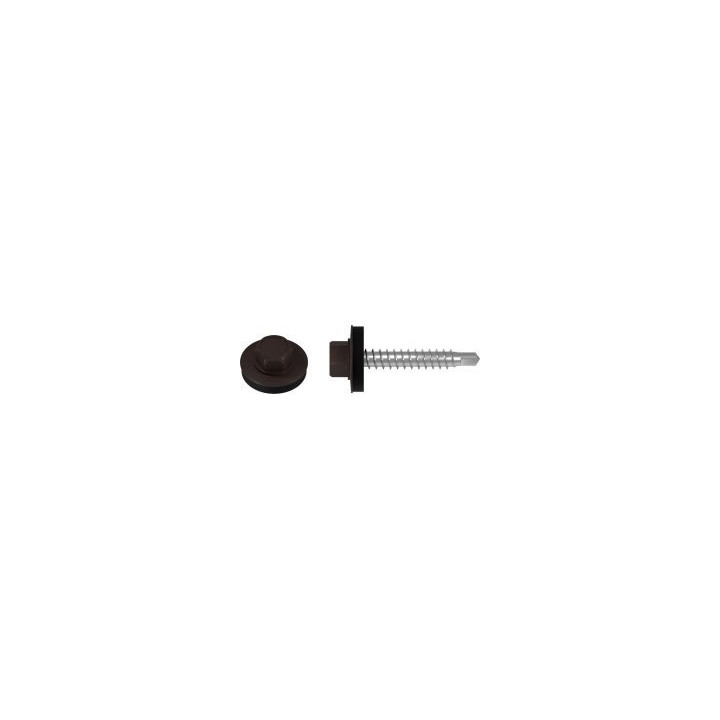 Wkręt farmerski ø4,8 × 20 mm RAL 8017 Stalco
