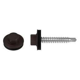 Wkręt farmerski 4,8 × 35 mm RAL 8017 Stalco