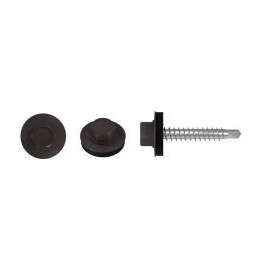 Wkręt farmerski 4,8 × 35 mm RAL 8019 Stalco