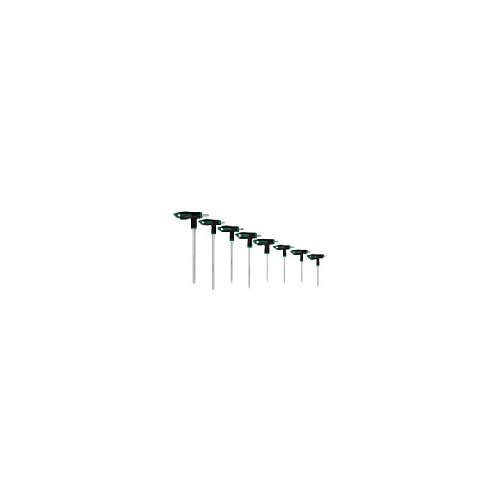 Klucze trzpieniowe dwustronne Torx T10–T50 8 el. Stalco