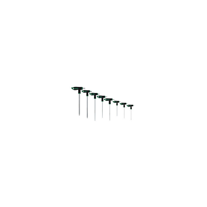 Klucze dwustronne sześciokątne 2–10 mm 8 el. Stalco