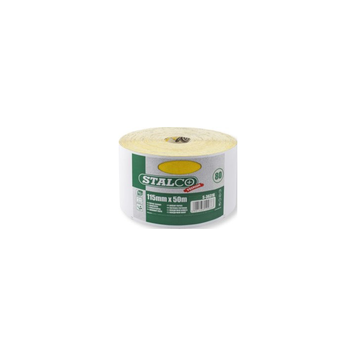 Papier ścierny w rolce 50 m P80 Stalco