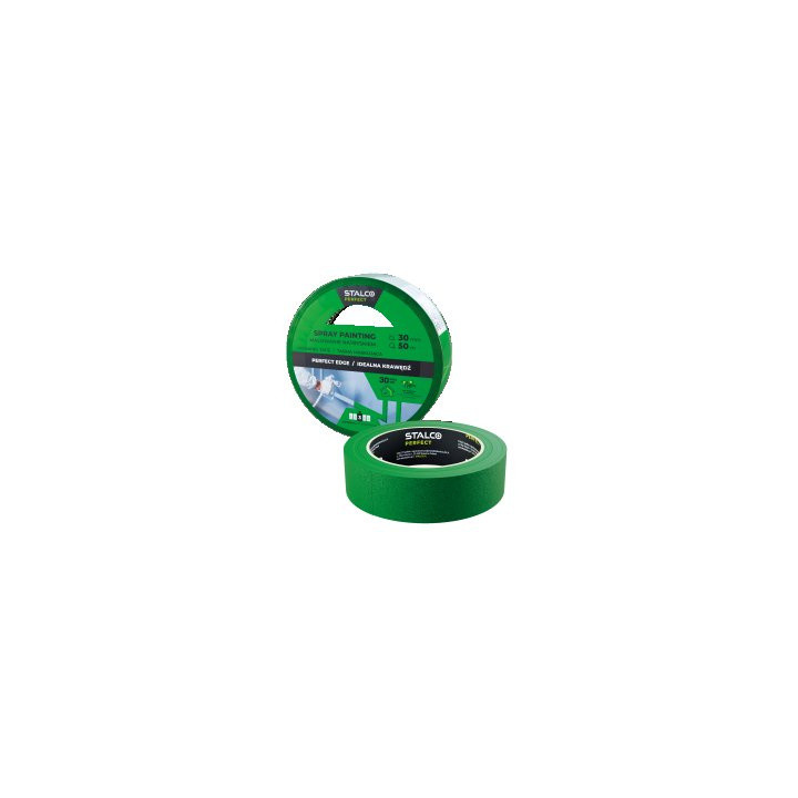 Taśma maskująca do malowania natryskiem 30 mm × 50 m Stalco