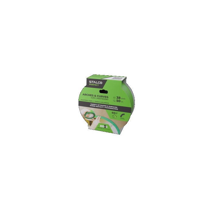 Taśma maskująca do łuków i krzywizn Stalco Perfect S042176642