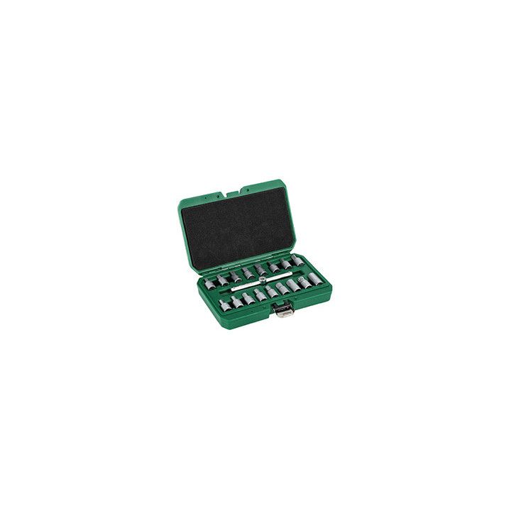 Klucze do korków spustu oleju 3/8" 18 el. CrV Stalco