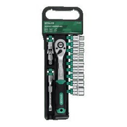 Nasadki i grzechotka 1/2" na hangerze CrV Stalco