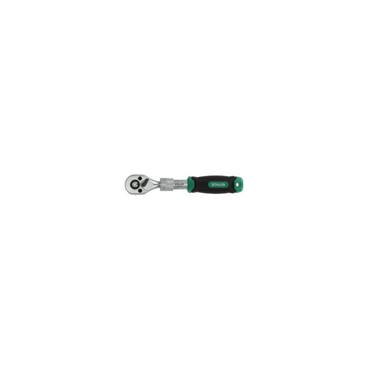 Grzechotka teleskopowa 1/4″ 150–200 mm Stalco
