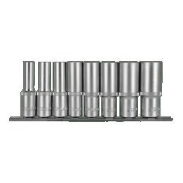 Zestaw nasadek głębokich 1/2" 10–24 mm 8 szt. Stalco