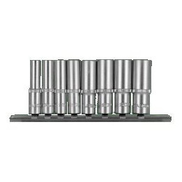 Zestaw nasadek głębokich 1/4" 6–13 mm 8 szt. Stalco
