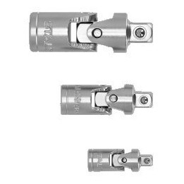 Zestaw przegubów uniwersalnych 1/4", 3/8", 1/2" CrV Stalco