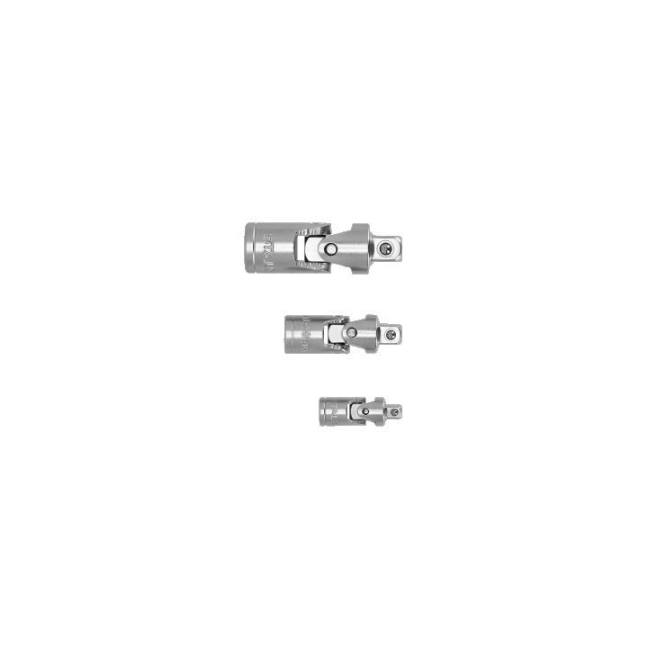 Zestaw przegubów uniwersalnych 1/4", 3/8", 1/2" CrV Stalco