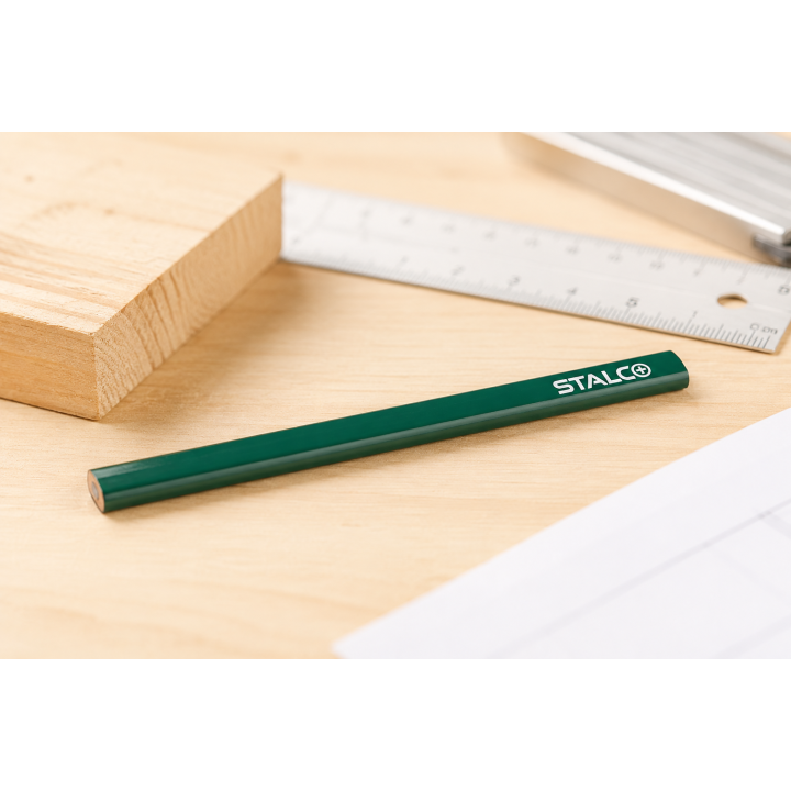 Ołówek stolarski 17,5 cm komplet 12 szt. Stalco