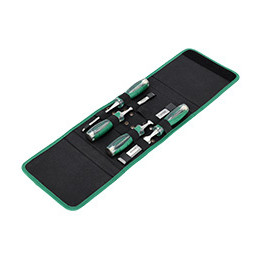 Zestaw dłut do drewna CrV 6-25 mm w etui Stalco