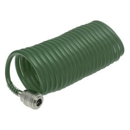 Przewód pneumatyczny spiralny z szybkozłączką 1/4" Stalco S-58615