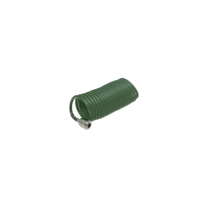 Przewód pneumatyczny spiralny z szybkozłączką 1/4" Stalco S-58620