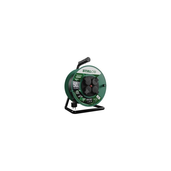Przedłużacz bębnowy IP44 16 A 3 × 1,5 mm² Stalco S-46607