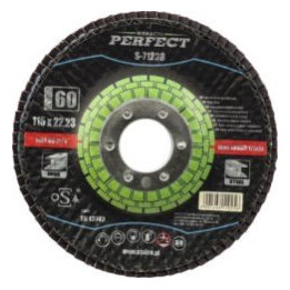 Tarcza listkowa cyrkonowa 125 mm P80 Stalco Perfect