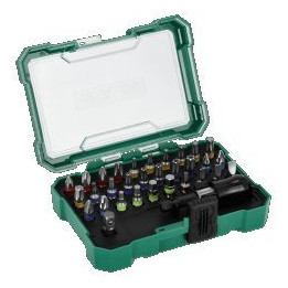 Zestaw bitów i adapterów 1/4″ 32 el. Stalco