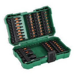 Zestaw bitów udarowych i nasadek 1/4″ 54 el. Stalco