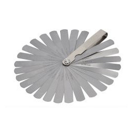 Szczelinomierz 26 listków 0,04–0,63 mm nierdzewny Stalco