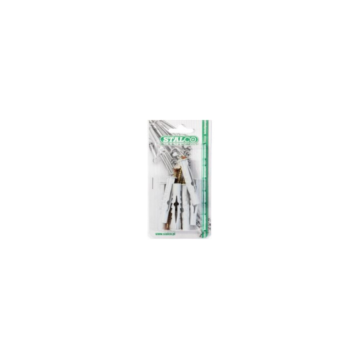 Kołek uniwersalny z wkrętem KU ø10/5,0 × 80 mm Stalco BKU1050080