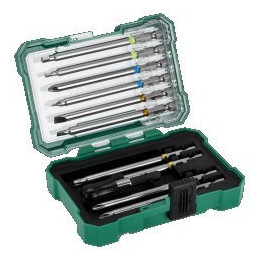 Zestaw bitów i akcesoriów 1/4″ 11 el. Stalco