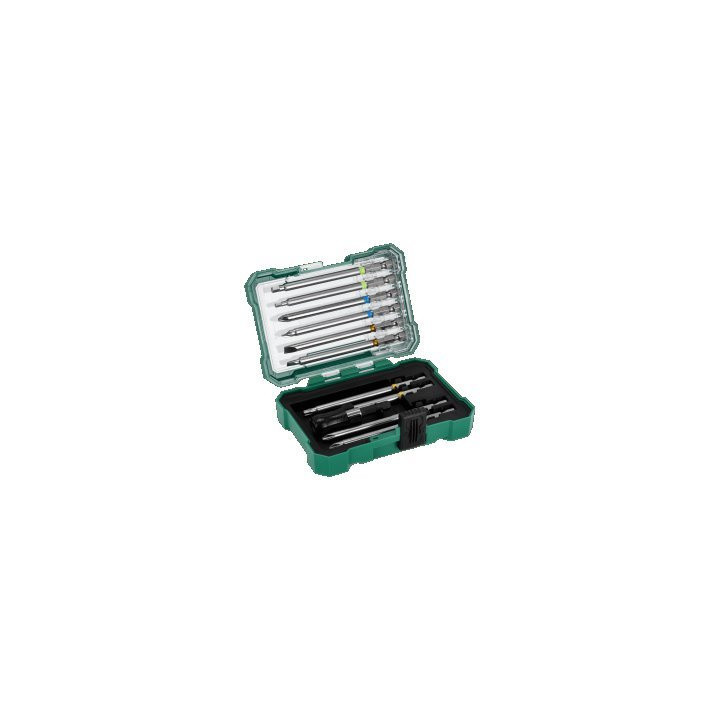 Zestaw bitów i akcesoriów 1/4″ 11 el. Stalco