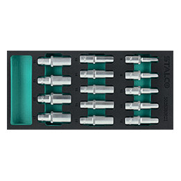 Zestaw nasadek głębokich 1/2" 8–21 mm 14 el. Stalco