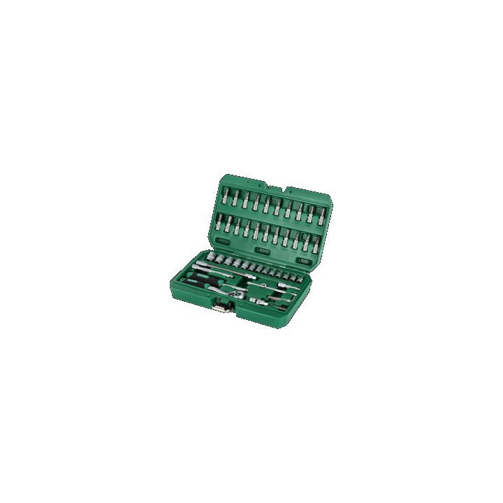Zestaw kluczy nasadowych 1/4" 48 el. Stalco