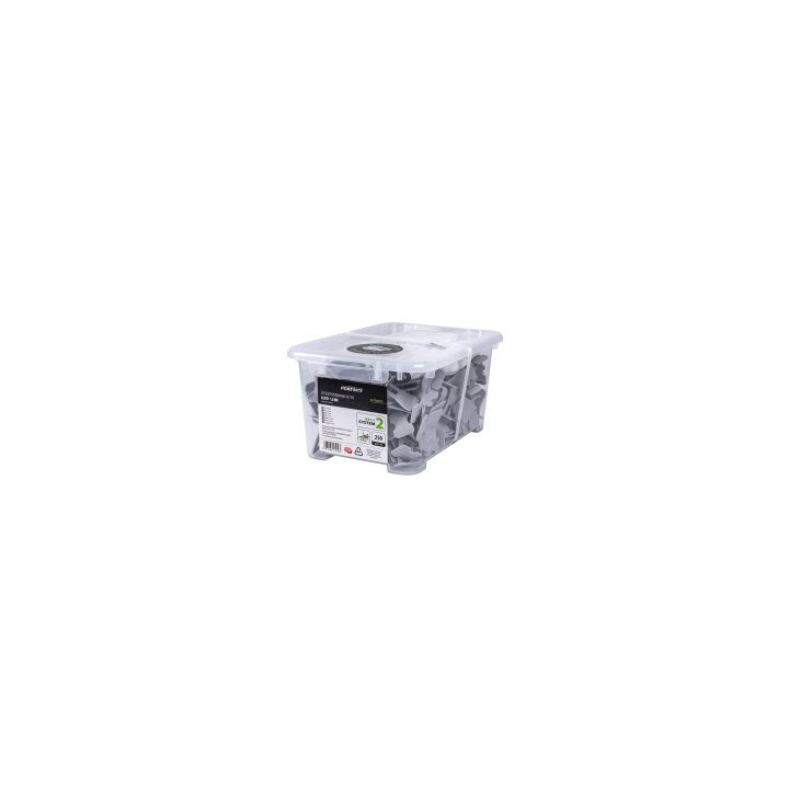 Klipsy do SYSTEMU 2 poziomowania Stalco Perfect S-75223