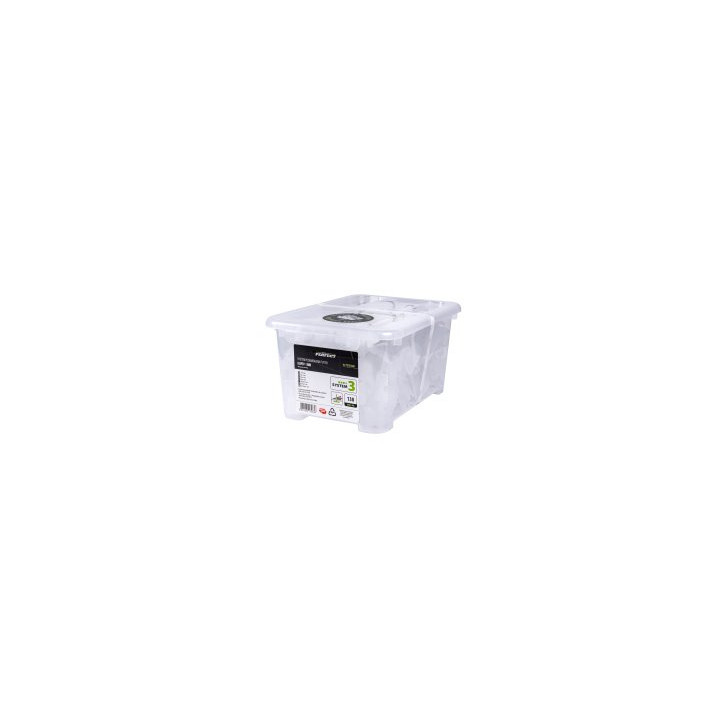 Klipsy 1 mm do SYSTEMU 3 130 szt. Stalco Perfect