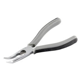 Szczypce wydłużone wygięte 45° 160 mm Stalco Perfect