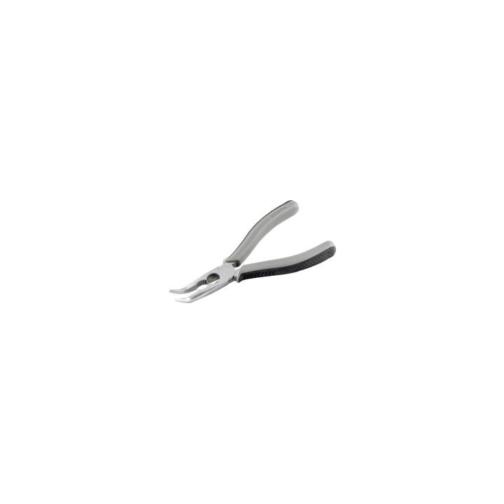 Szczypce wydłużone wygięte 45° 160 mm Stalco Perfect