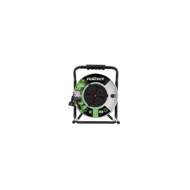Przedłużacz bębnowy HEAVY LINE 3 × 2,5 mm² Stalco Perfect S-75702
