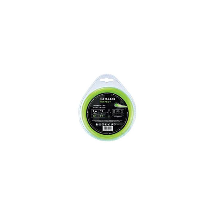 Żyłka tnąca okrągła Round XTR Core 2,4 mm × 15 m Stalco