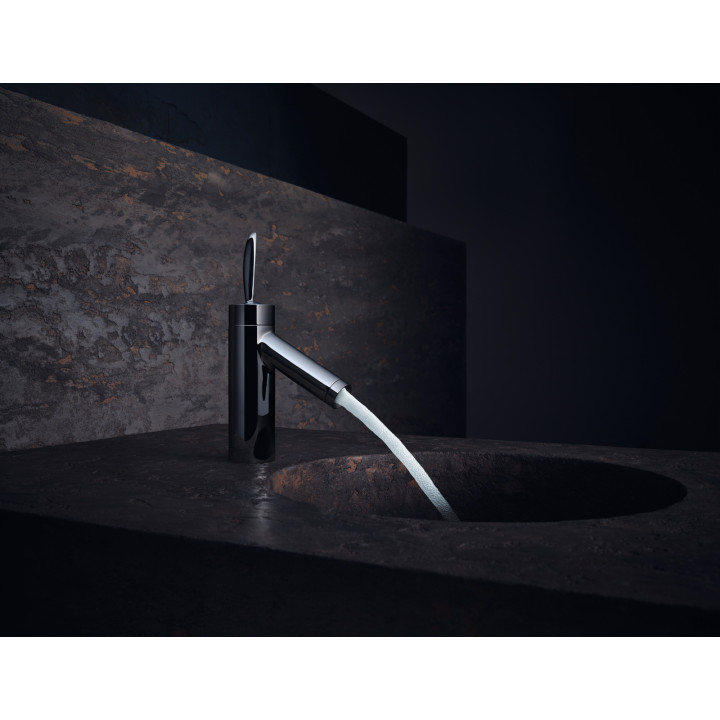 AX Starck Classic Jednouchwytowa bateria umywalkowa 70 z kompletem odpływowym z cięgłem, Chrom