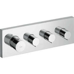 AX ShowerSolutions Moduł termostatyczny 360/120 do 3 odbiorników, podtynkowy, Chrom