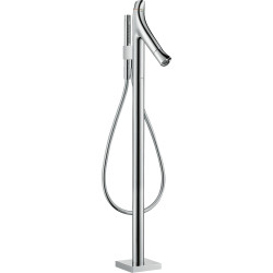 AX Starck Organic Bateria wannowa, termostatyczna, wolnostojąca, Chrom
