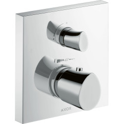 Axor Starck Organic Bateria termostatyczna z zaworem odcinającym do 1 odbiornika, podtynkowa, Chrom