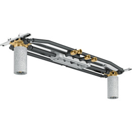 AX ShowerSolutions Zestaw podstawowy do głowicy ShowerHeaven 1200/300 4jet z oświetleniem, sufitowy