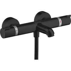 HG Ecostat Comfort Bateria wannowa, termostatyczna, natynkowa, Czarny Matowy