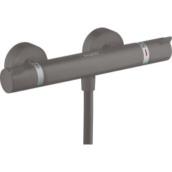 Hansgrohe Ecostat Comfort Bateria prysznicowa , termostatyczna, natynkowa, Czarny Chrom Szczotkowany