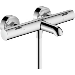 Hansgrohe Ecostat Fine Bateria wannowa, termostatyczna, natynkowa, Chrom