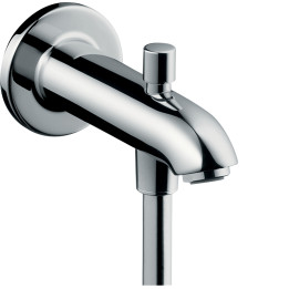 Hansgrohe Wylewka wannowa 15,2 cm z przełącznikiem, Chrom