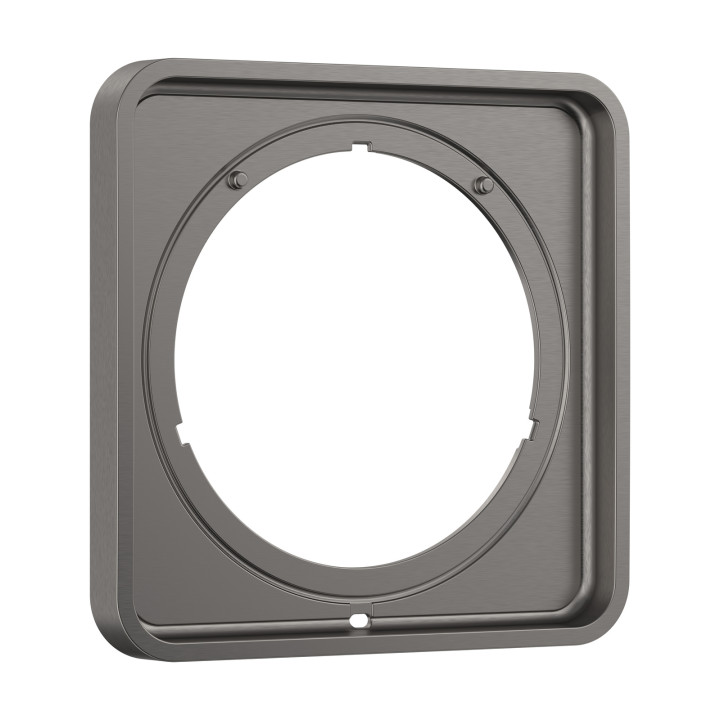 AX ShowerSelect ID Element przedłużający 5 mm, softsquare, Czarny Chrom Szczotkowany