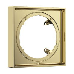 Axor ShowerSelect ID Element przedłużający 22 mm, kwadratowy, Złoty Optyczny Polerowany