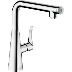 Hansgrohe Metris Select M71 Jednouchwytowa bateria kuchenna 260, 1jet, Chrom