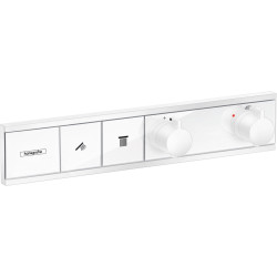 Hansgrohe RainSelect Bateria termostatyczna do 2 odbiorników, podtynkowa, Biały Matowy